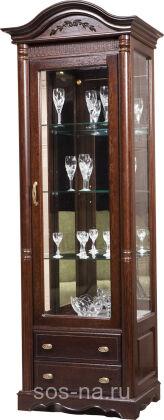 Шкаф-витрина Паола 2102 БМ670